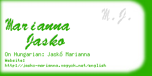 marianna jasko business card