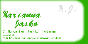 marianna jasko business card